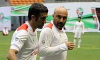 تصاویری از بازیگران مشهور در یک دورهمی فوتسالی