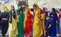 پیشواز نوروز در روستای «هشمیز» کردستان
