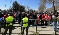 تذکر پلیس به هواداران سرخابی در ورزشگاه آزادی