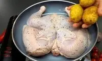 با مرغ و سیب‌زمینی این غذای جدید را امتحان کنید!