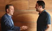 جلسه ویژه خطیر و نکونام بعد از بازی با هوادار