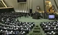 قاب خاص از حضور یک آمریکایی در صحن مجلس 