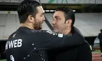 آغوش دوباره جواد نکونام برای پسر پرسپولیس