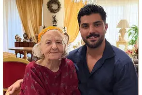سینا مهراد مهمان خانه «مینا جعفرزاده» شد