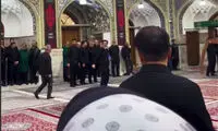 فریادهای اعتراضی یک زن بر سرِ سلامی در حرم