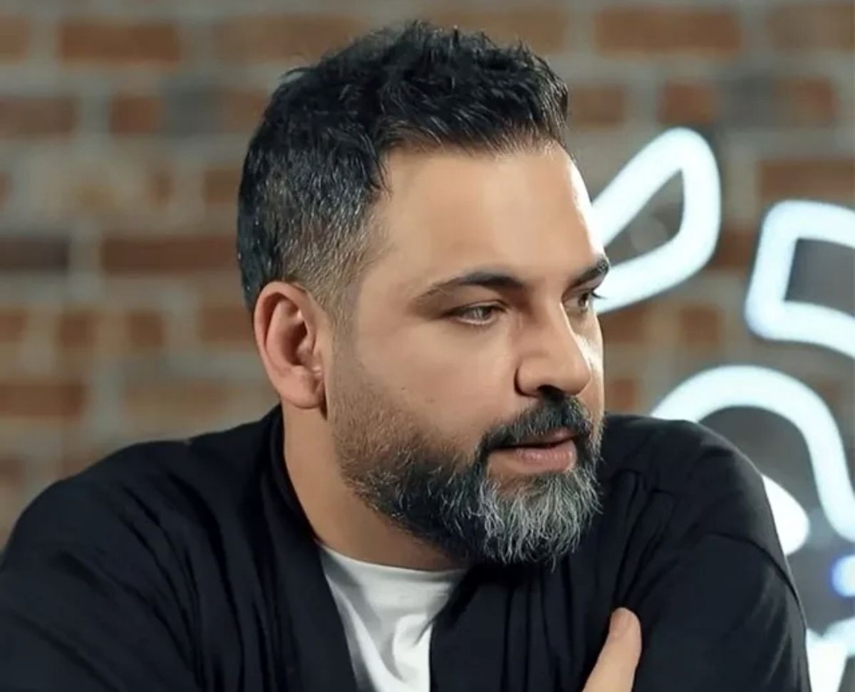 احسان علیخانی عاشقانه به استقبال زمستان رفت