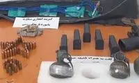 تجهیزات کشف شده از تیم تروریستی در کردستان