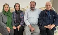 حضور اساتید تئاتر در منزل حسین محمدی