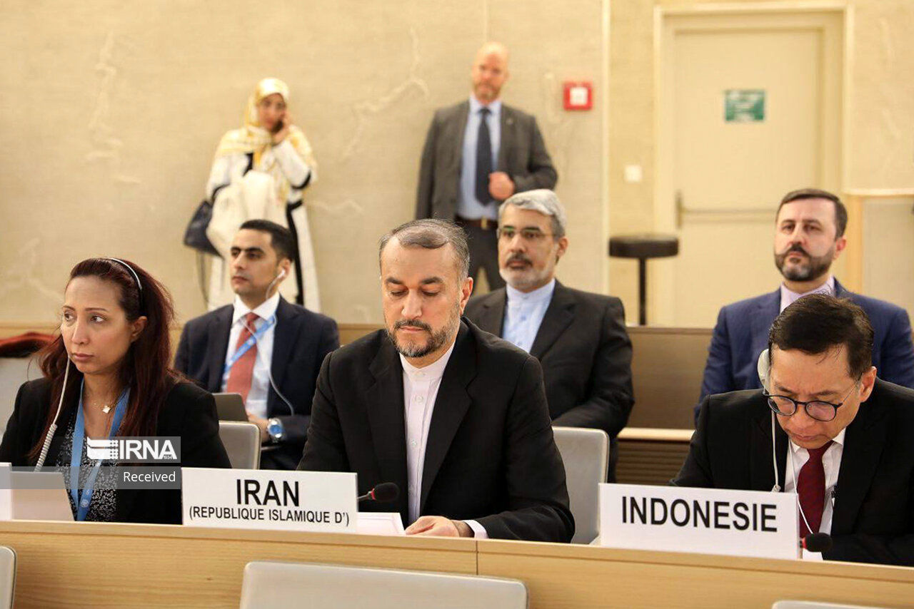 سخنرانی درباره اتفاقات اخیر ایران در سازمان ملل
