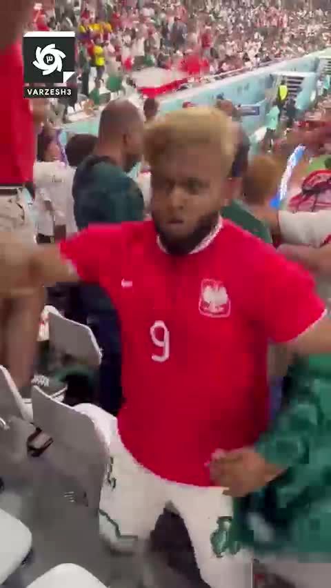 ویدئویی از حزب باد ترین هوادار جام جهانی!