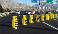 دو مسیر پرتردد شمالی به مدت ۲ روز بسته شدند