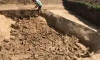 تصاویری از کشف یک گور دسته جمعی ۷هزار ساله!