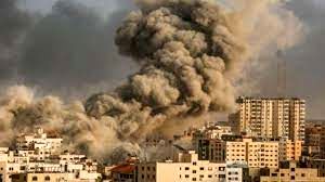 لحظه بمباران وحشیانه یک بیمارستان دیگر در غزه