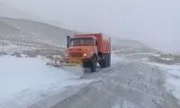 لحظاتی از بارش زیبای برف بهاری در این استان