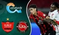 خلاصه بازی تراکتور - پرسپولیس 