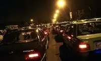 ترافیک فوق سنگین در جاده کرج - چالوس 