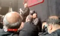 حضور رئیسی پای مداحی منصور ارضی