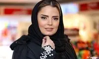 بازیگر معروف تلویزیون رنگ مو و لباسش را ست کرد