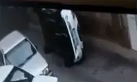 حرکت دیوانه‌وار راننده تیبا در زنجان