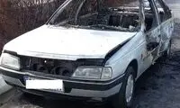 خودروی حامل تعدادی دانش آموز آتش گرفت 