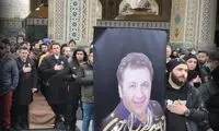 اولین عکس از تشییع پیکر شهرام عبدلی در مشهد