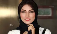 اشک خانم بازیگر در جمع نیروهای هلال احمر درآمد