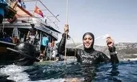 دختر ایرانی «پری دریایی» شد!