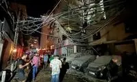 بمباران شبانه اسرائیل به پایتخت لبنان