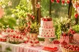 حال‌وهوای تابستان با دکوراسیون الهام‌گرفته از توت‌فرنگی
