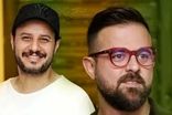 استایل هماهنگ جواد عزتی و هومن سیدی در یک دورهمی