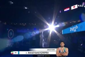 خوشحالی جالب آذرپیرا و درستکار بعد از غول‌کشی