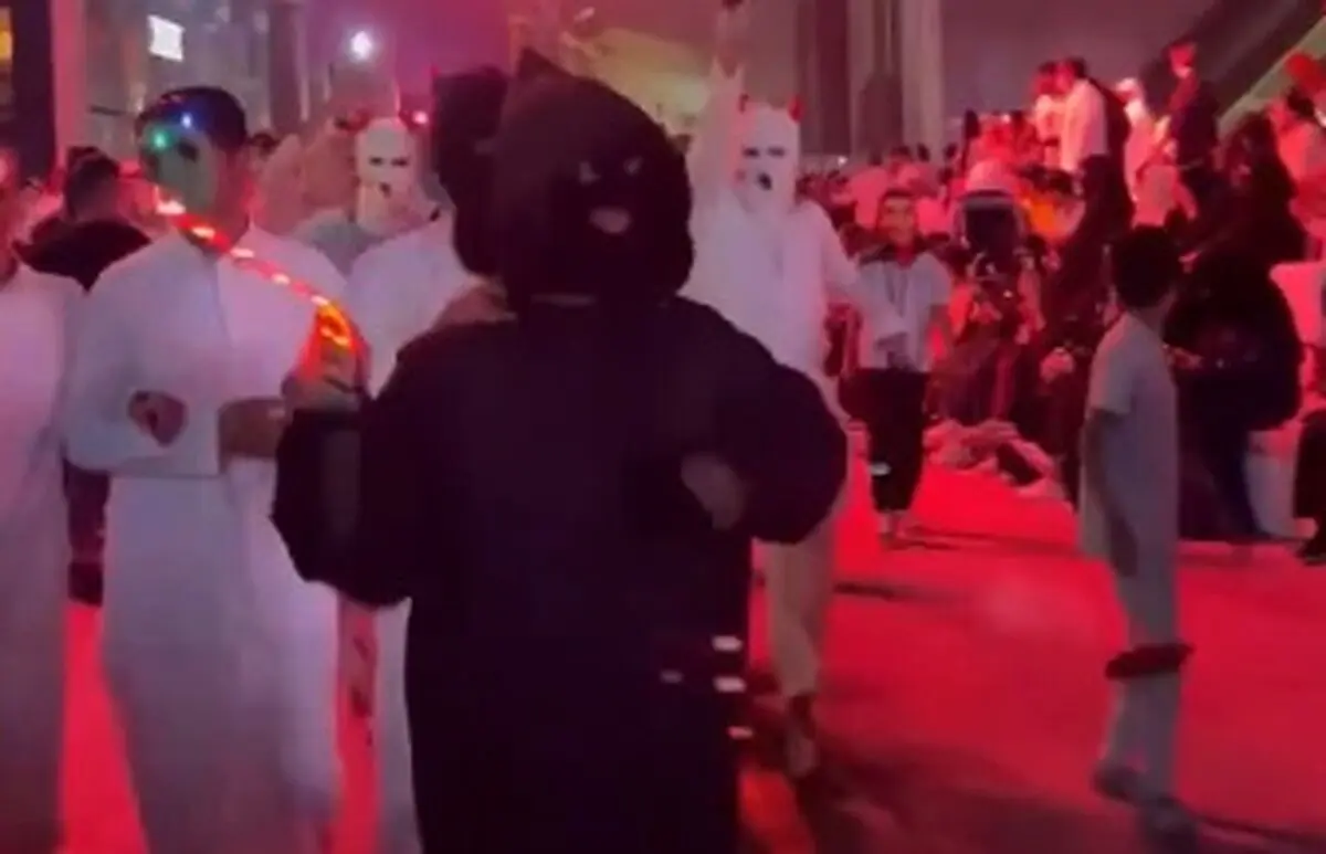 تصاویری از جشن هالووین در عربستان!