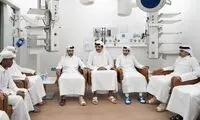 عیادت امیر قطر از مجروحان حمله اسرائیل به دوحه
