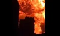 مواد محترقه توقیفی، یک کلانتری را به آتش کشید