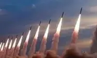 نوشته کنایه‌آمیز روی موشک هوافضای سپاه