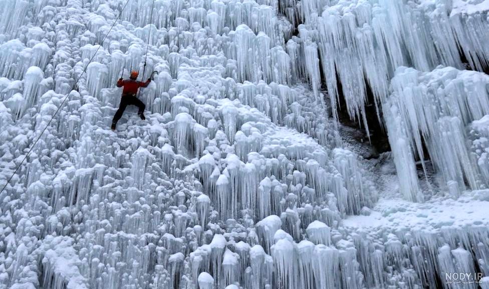 تصاویر حیرت‌انگیز از یخبندان در کشور روسیه