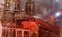 یک مسجد تاریخی در رشت آتش گرفت