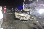 مرگ ۲ سرنشین بر اثر تصادف در آزادراه کاشان-قم