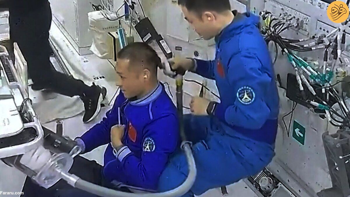 فضانوردان چگونه موی سرشان را اصلاح می‌کنند؟