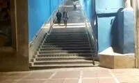  هوشمندسازی پله‌های خیابان ولیعصر
