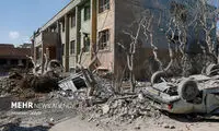 تصاویری از حمله امروز به ساختمان پلیس تهران