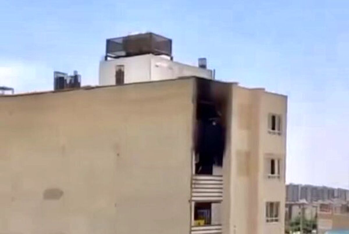آتش سوزی وحشتناک در شیراز