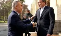 پیام ویژه سفر همزمان دو مقام ارشد منطقه‌ای به ایران