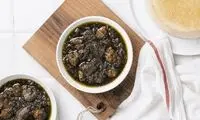 طرز تهیه خورش آلو اسفناج مجلسی با گوشت 