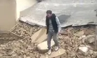 یک مدرسه در ایران بدون زلزله فرو ریخت!