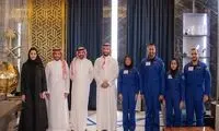 دیدار فضانوردان سعودی با ولیعهد عربستان