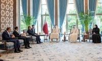 پیام رئیس جمهور ایران به امیر قطر رسید