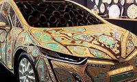 تصاویر جذاب از خودروهایی با نقش و نگار ایرانی