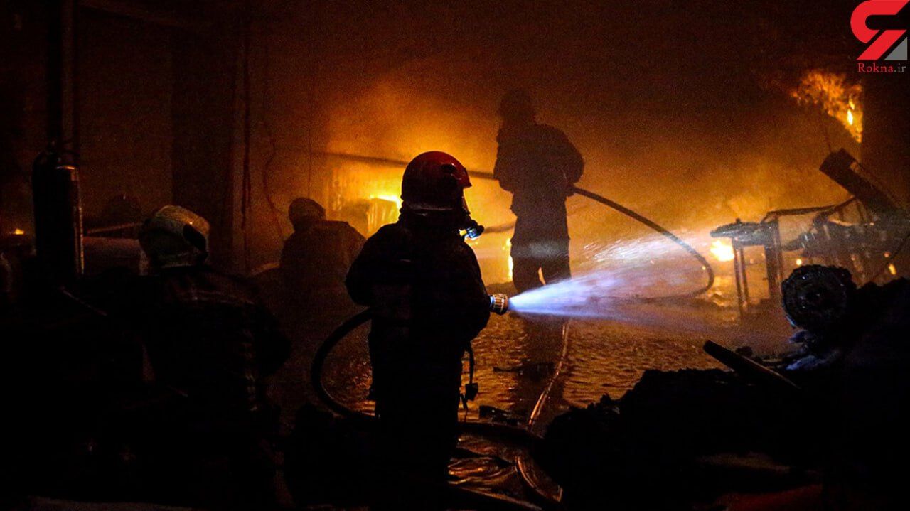 وقوع آتش‌سوزی هولناک در نیروگاه شهید منتظری 