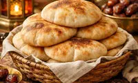 فوت‌وفن‌ تهیه نان عربی در ماهیتابه؛ ویژه ماه رمضان